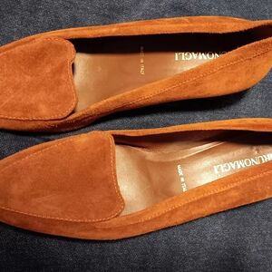 Bruno Magli Rust Suede Loafers Italian
